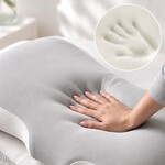 Подушка ортопедична CloudTherapy, 60 x 40 x 10 см, анатомічна з ефектом пам’яті, сіра, ТМ IDEIA - фото 18