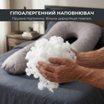 Подушка П-образная 140 x 75 x 20 см для сну та відпочинку сірий/св.сірий, ТМ IDEIA - фото 25