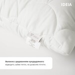 Подушка 50 x 70 см ПОПКОРН IDEIA, с кукурузным наполнителем, гипоаллергенная, белая - фото 3