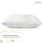 Подушка 50 x 70 см ПОПКОРН IDEIA, с кукурузным наполнителем, гипоаллергенная, белая - фото 7