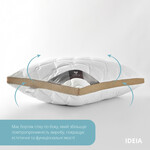 Подушка PRESENT з дихаючим бортом ТМ IDEIA 50 x 70 см білий/беж - фото 4