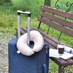 Подушка рогалик для подорожей Travel 32 x 32 см., сіра, ТМ IDEIA - фото 6