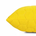 Подушка SunnyMood 50 x 70 см IDEIA, жовта, гіпоалергенна з блискавкою та стьобаним чохлом - фото 6