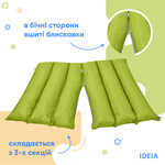 Подушка-трансформер для подорожей ТМ IDEIA 40 x 60 x 10 см салат - фото 4