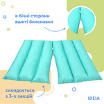 Подушка-трансформер для подорожей ТМ IDEIA 40 x 60 x 10 см ментол - фото 5