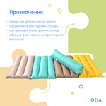 Подушка-трансформер для подорожей ТМ IDEIA 40 x 60 x 10 см ментол - фото 6