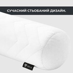 Подушка валик NORDIC COMFORT ТМ IDEIA 15 x 40 см біла - фото 8