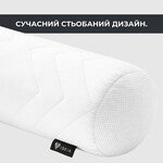 Подушка валик NORDIC COMFORT ТМ IDEIA 15 x 40 см біла - фото 6