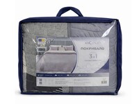 Покрывало 180x210 см ArCloud ZigZag - Light greyPrinted 8208-4, стеганое, двухстороннее, в сумке - фото 4