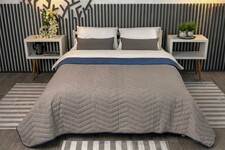 Покрывало 180x210 см ArCloud ZigZag - SateliteInfinity, стеганое, двухстороннее, в сумке