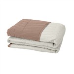 Покрывало ArCloud 180 x 215 стеганное двустороннее в сумке (ZigZag - Rainy Day+Taupe Grey) - фото 2