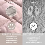 Покрывало CUBE двустороннее TM IDEIA 100 x 135 см пудра/св.серый - фото 11