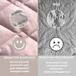 Покрывало CUBE двустороннее TM IDEIA 100 x 135 см пудра/св.серый - фото 16