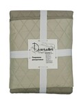 Покривало Decorator 180x215 см двостороннє Ромб бежево-коричневе