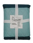 Покривало Decorator 180x215 см двостороннє Ромб блакитно-синє