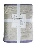 Покривало Decorator 210x215 паяне двостороннє (Листя бузково/бежеве 13-5304/17-3808) - фото 1