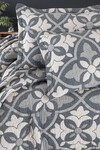 Покривало муслінове Blooming Bedspread 240 x 260  наволочки 2 шт 50 x 70 (Pandora Blue), ТМ First Choice