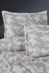 Покривало муслінове Blooming Bedspread 240 x 260  наволочки 2 шт 50 x 70 (Rodya Grey), ТМ First Choice