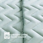 Покрывало ЛЮКС TM IDEIA 240 x 260 см мята/серый - фото 5