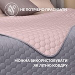 Двухстороннее покрывало 220 x 240 см и 2 шт подушки 50 x 50 см с вышивкой, ТМ IDEIA - фото 9