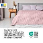Покривало на ліжко Warmis Мікрофібра 220 x 240 см. двостороннє пудрасіре, ТМ Ідея - фото 8
