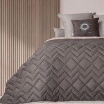 Покрывало стеганое двустороннее IZZI TM IDEIA 240 x 260 см шоколад/беж - фото 9