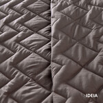 Покривало стьобане двостороннє IZZI TM IDEIA 240 x 260 см шоколадбеж - фото 8
