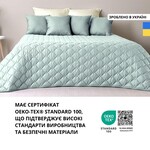 Покрывало Стиль Cube TM IDEIA 210 x 240 см мята/св.серый - фото 8