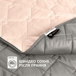 Покривало Стиль Cube TM IDEIA 210 x 240 см сірий/беж - фото 6
