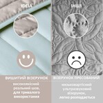 Покрывало Стиль Люкс TM IDEIA 220 x 240 см мята/св.сірий - фото 4