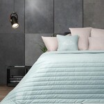 Покрывало Стиль Люкс TM IDEIA 220 x 240 см мята/св.сірий - фото 1