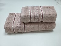 Полотенце махровое сауна VIP COTTON FILIZ, фрапе