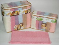 Полотенца махровые Cestepe Cotton Delux Жаккард 70x140 (Leonardo Sacakli)