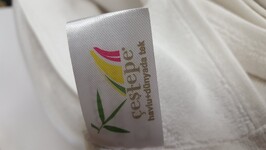 Набор белых махровых полотенец 3 шт. 50 x 90 см., 70 x 140 см., коврик 50 x 70 см., Cestepe Hotel, Турция - фото 3