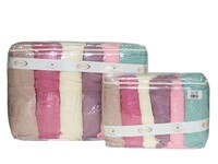Рушники махрові Gulcan Cotton Жаккард Lux 70 x 140 (Daisy Sacakli)