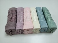 Полотенца махровые VIP COTTON ROWAN, розовый - фото 3