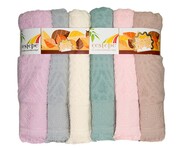 Рушники махрові жакардові Cestepe Cotton Delux 50 x 90 (Geometrik Sacakli) - фото 2