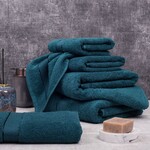 Полотенце махровое 50 x 90 изумрудный Узбекистан, ТМ Aisha