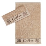 Рушник Parisa 30x50 (J-194 - coffee бежевий)