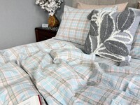 Постільна білизна Bubble Gum Washed Cotton, варена бавовна, солодкий колір жуйки - фото 11