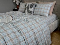 Постільна білизна Bubble Gum Washed Cotton, варена бавовна, солодкий колір жуйки - фото 28