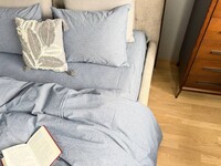 Постільна білизна Jeans Washed Cotton, варена бавовна, м’який джинсовий колір - фото 18