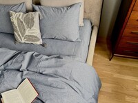 Постільна білизна Jeans Washed Cotton, варена бавовна, м’який джинсовий колір - фото 19