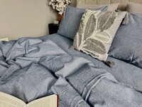 Постільна білизна Jeans Washed Cotton, варена бавовна, м’який джинсовий колір - фото 22