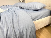 Постільна білизна Jeans Washed Cotton, варена бавовна, м’який джинсовий колір - фото 2