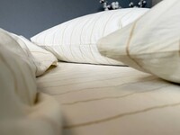 Постільна білизна Lonely Washed Cotton, 100% бавовна варена з бежевими лініями - фото 16