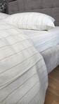 Постільна білизна Lonely Washed Cotton, 100% бавовна варена з бежевими лініями - фото 9