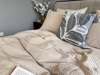 Постільна білизна Mini Bell + Creamy Beige, Washed Cotton, варена бавовна, ніжний кремовий беж - фото 12