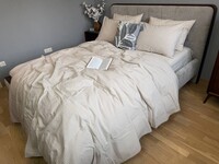 Постільна білизна Mini Bell + Creamy Beige, Washed Cotton, варена бавовна, ніжний кремовий беж - фото 7