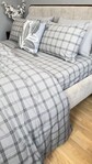 Постільна білизна Volcano Washed Cotton, варена бавовна в сіру клітку - фото 11